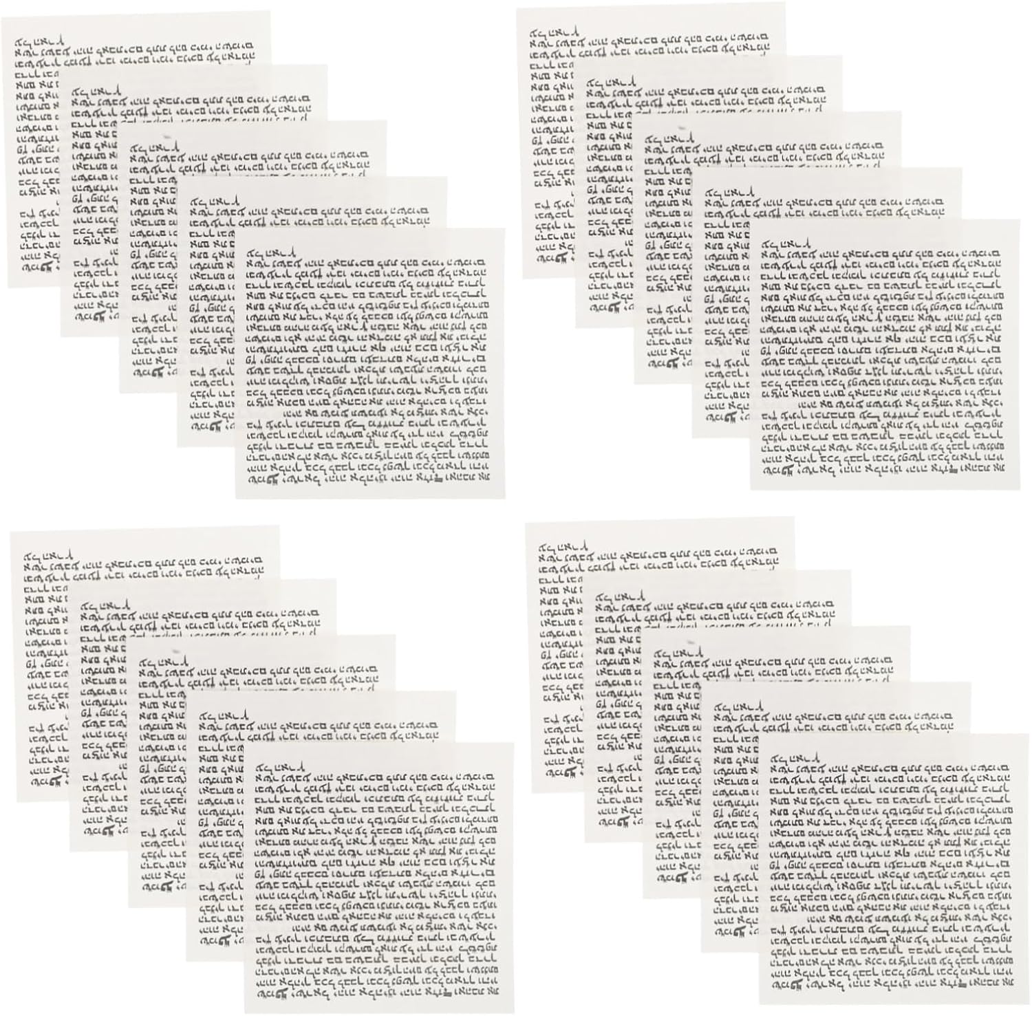 LIFKICH 50pc Jewish Mezuzah Scroll Decor