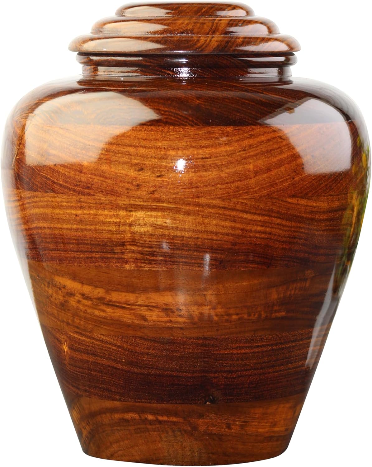 Rosewood Cremation Urn for Human Ashes Custom Engraving Durable Wooden Urn