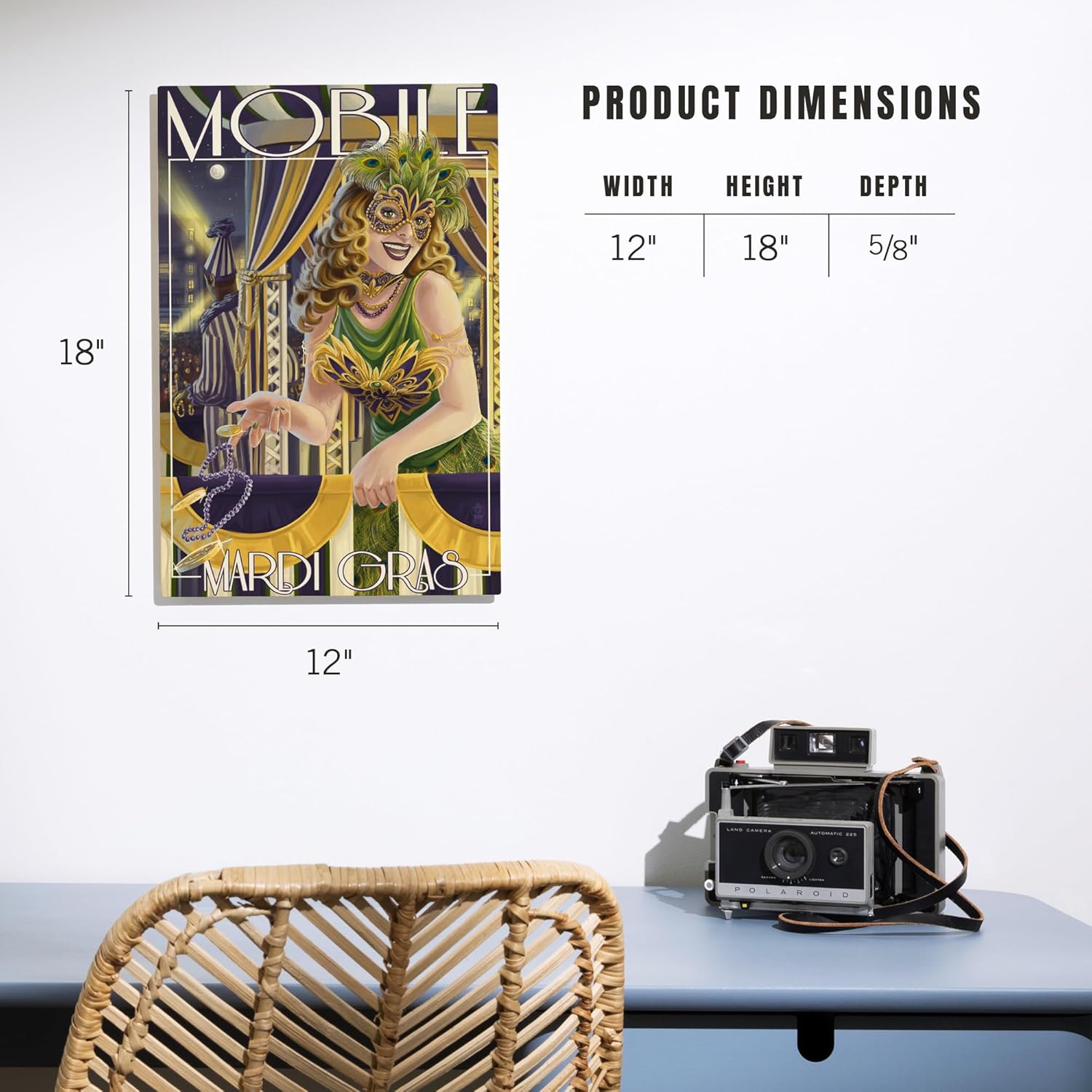 Lantern Press 12x18 Inch Premium Wood Sign