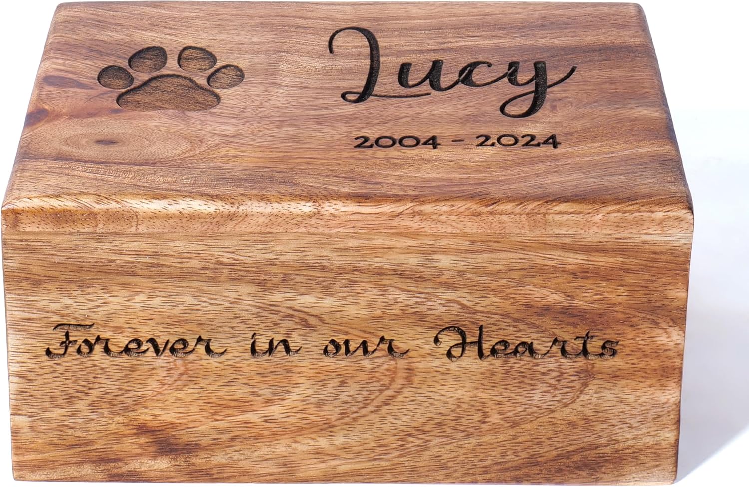 Personalized Wooden Tree of Life Urn for Human and Pet Ashes
