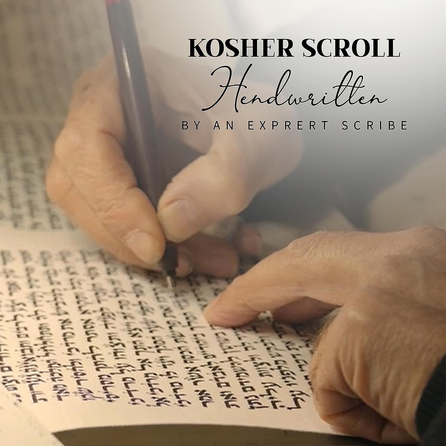 Kosher Mezuzah Scroll 3 Made in Israel by Rabbi