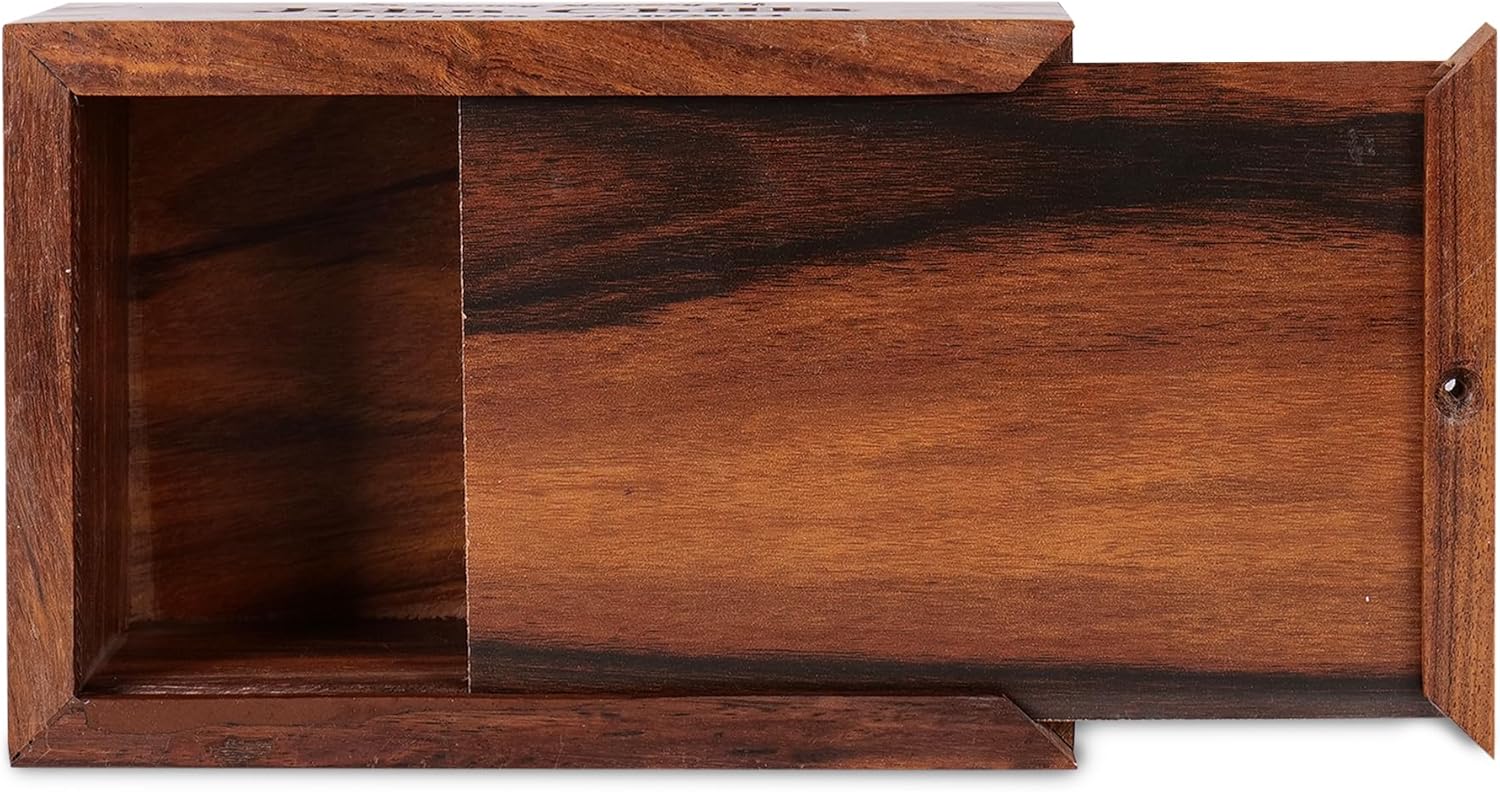Personalized Rosewood Pet Urn for Dog Ashes