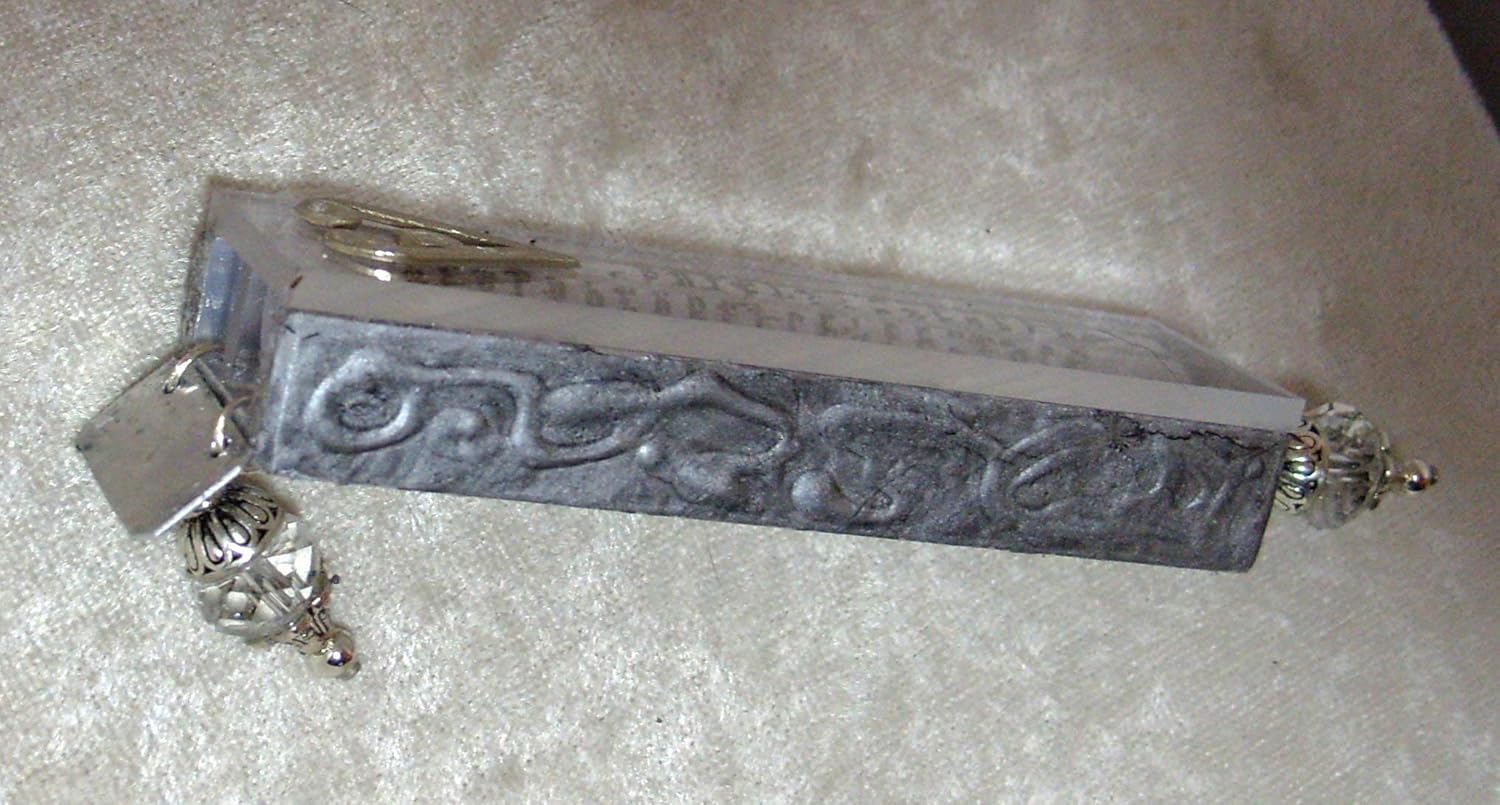 Jewish Wedding Glass Kit with Satin Bag and Mezuzah Case