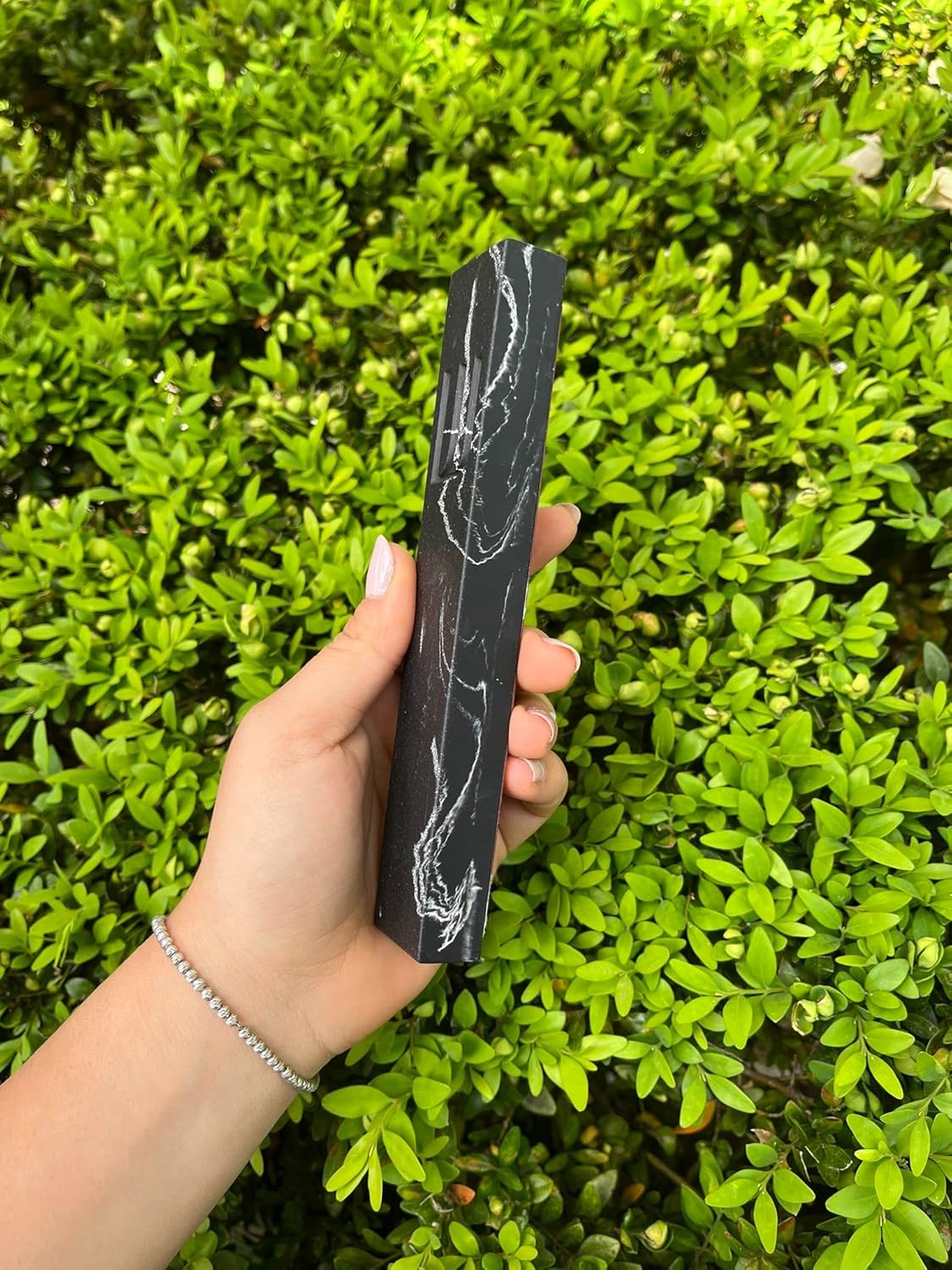AS Modern Stone Mezuzah Case with Scroll Protection