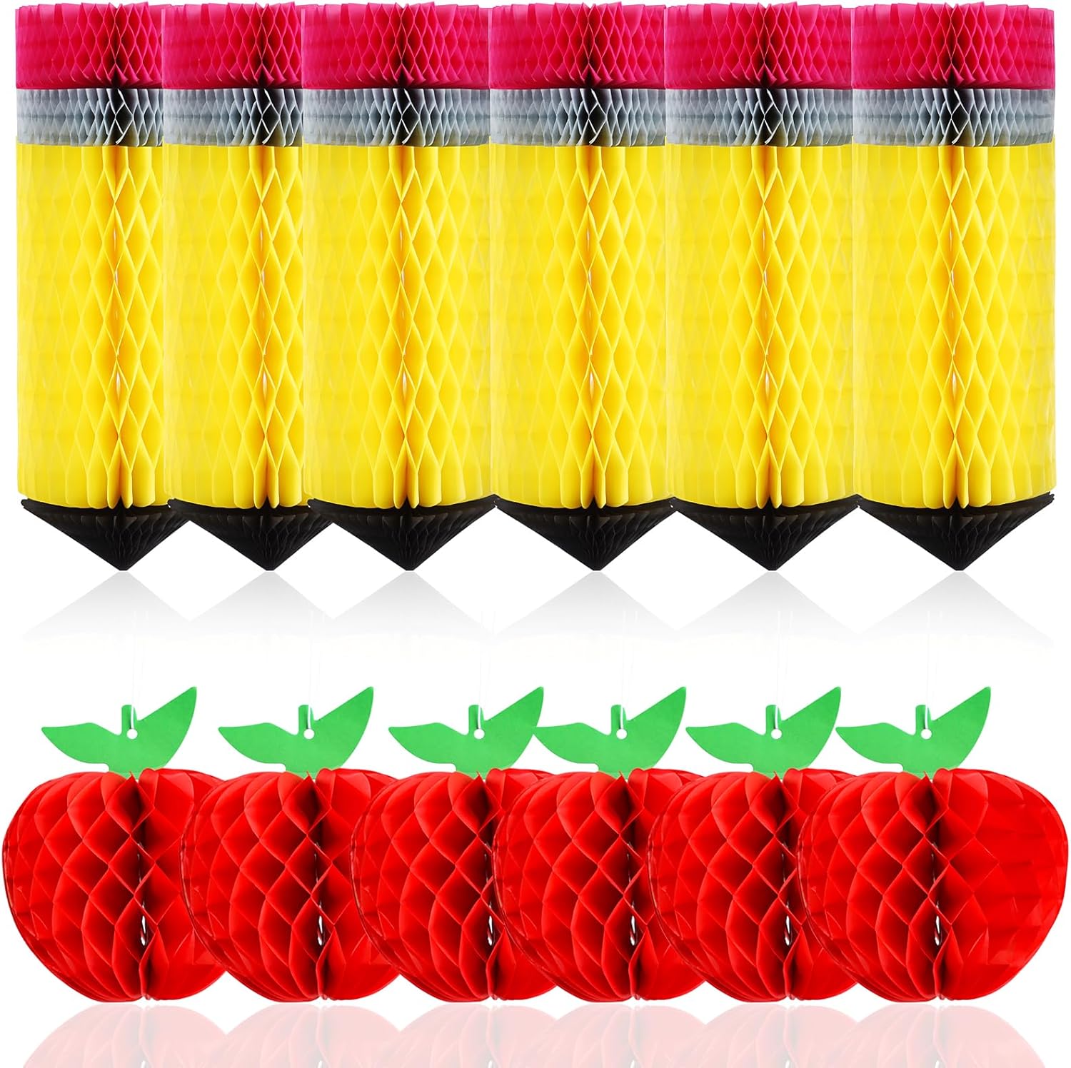 FOIMAS 12pcs Back to School Hanging Decorations