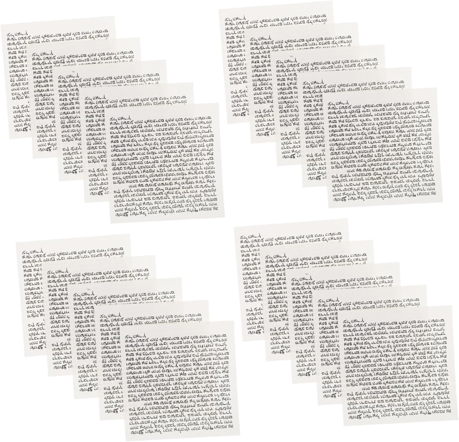 VALICLUD 50pcs Mezuzah Scroll Home Decor