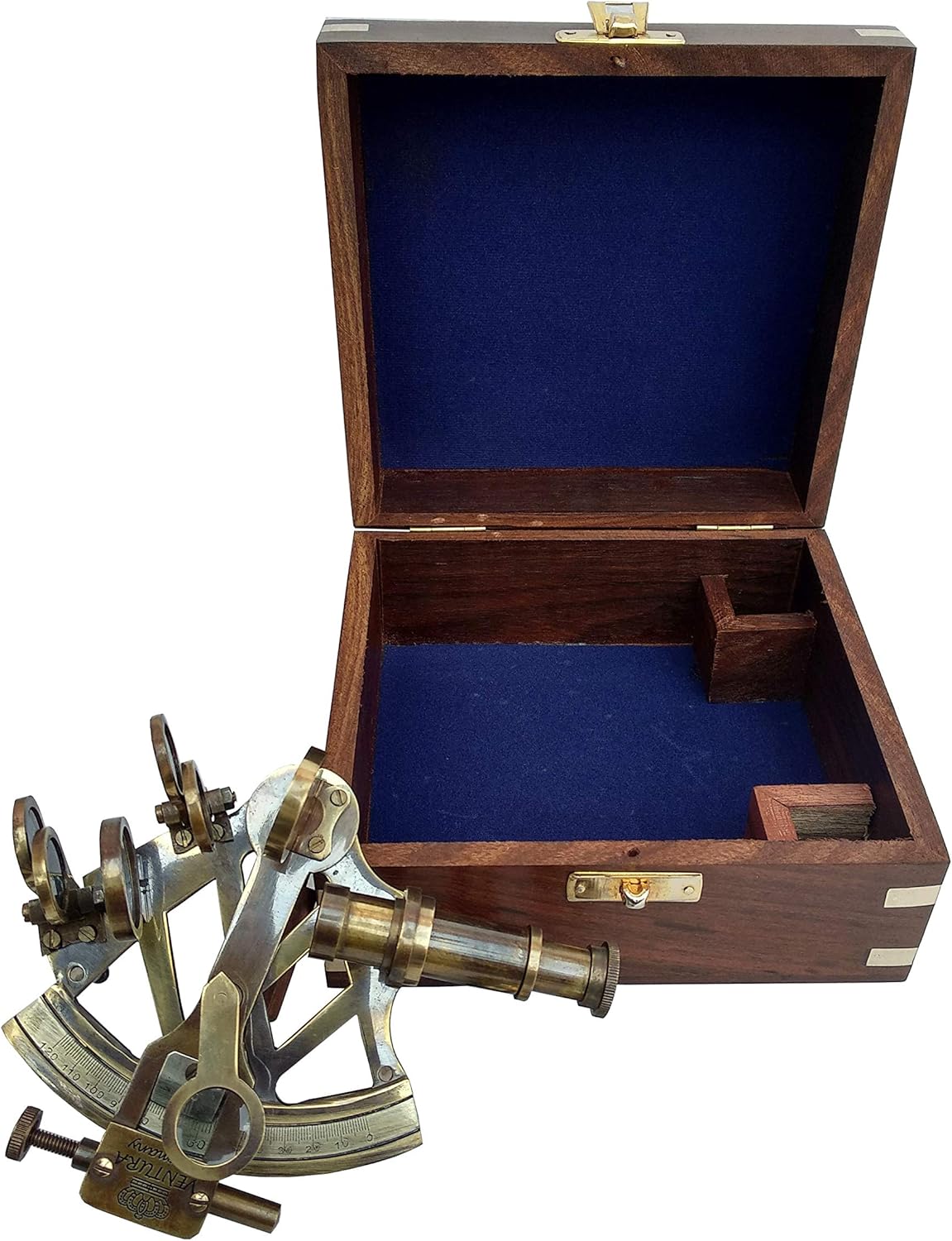 Marine Sextant - Cool Nautical Decor - Antique Brass Finish