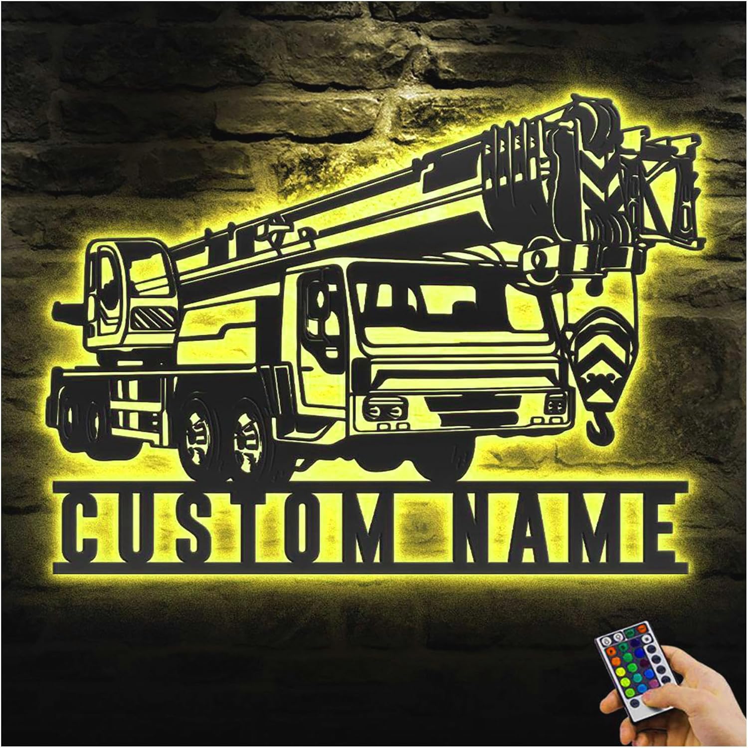 Custom LED Metal Sign with Remote Control