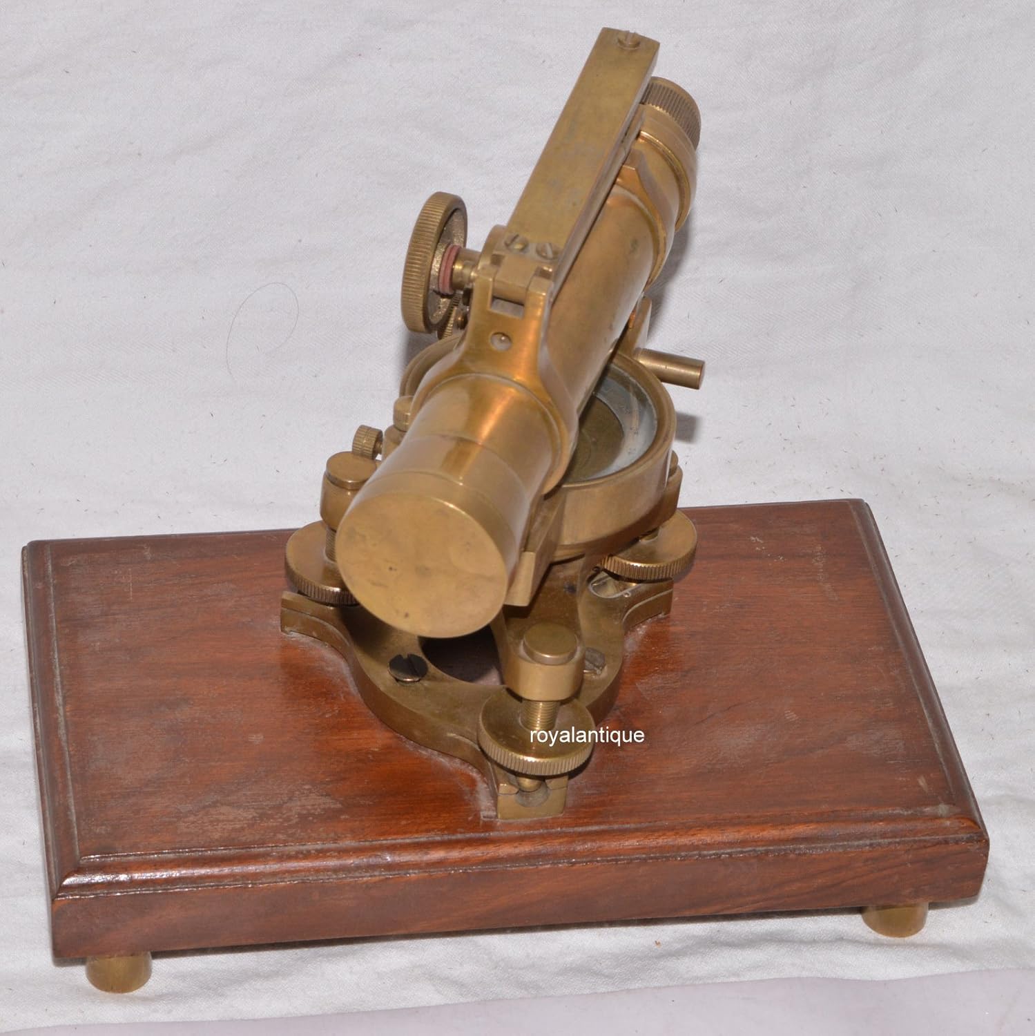 Royalantique 7 Inch Telescope Compass Nautical Brass Decorative Gift