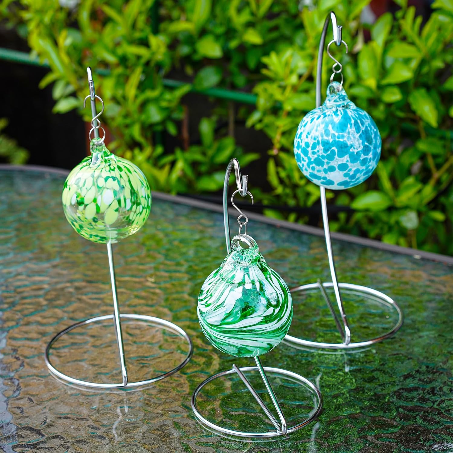 ZEERSHEE 3 Pcs Iron Hanging Stand Display for Decorations