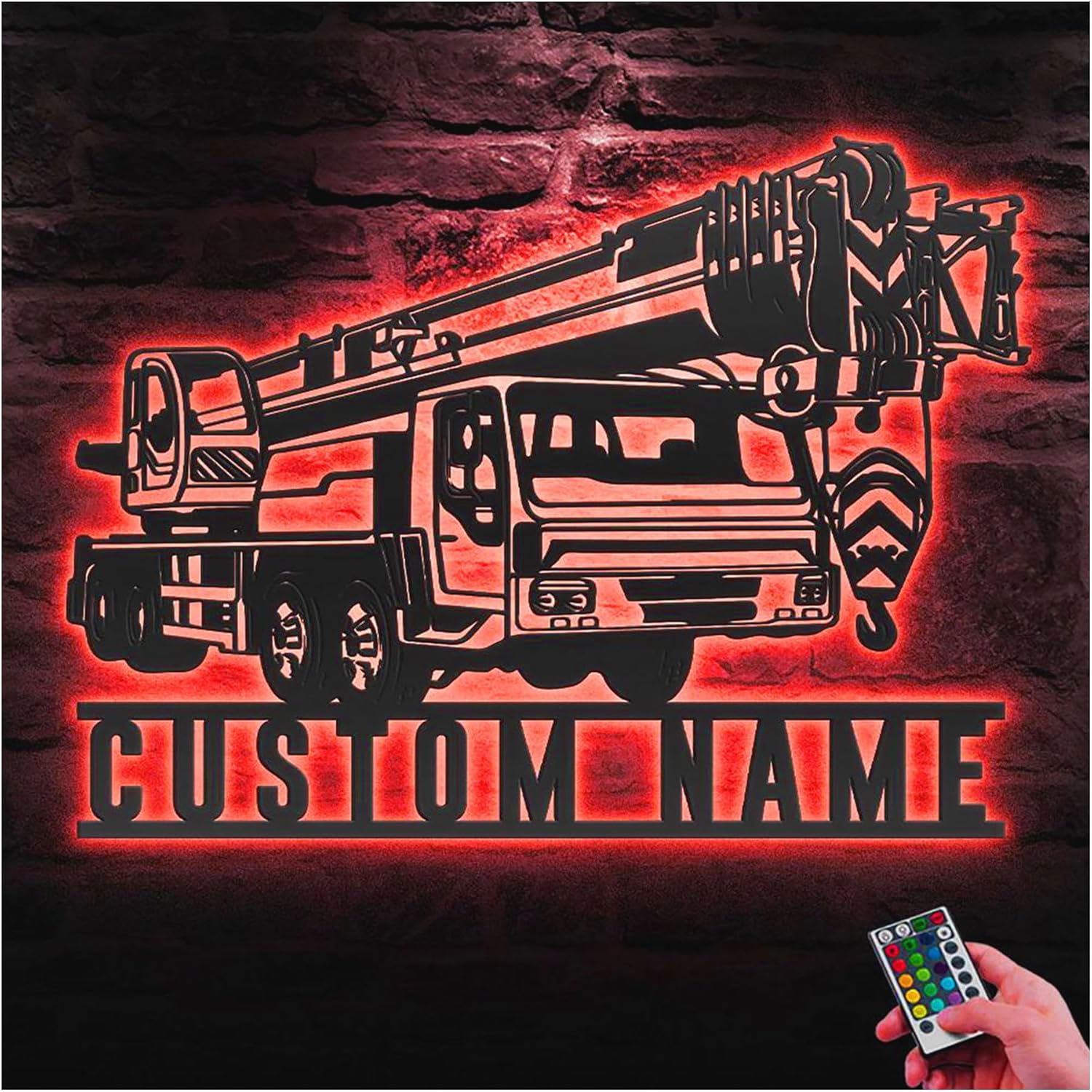 Custom LED Metal Sign with Remote Control