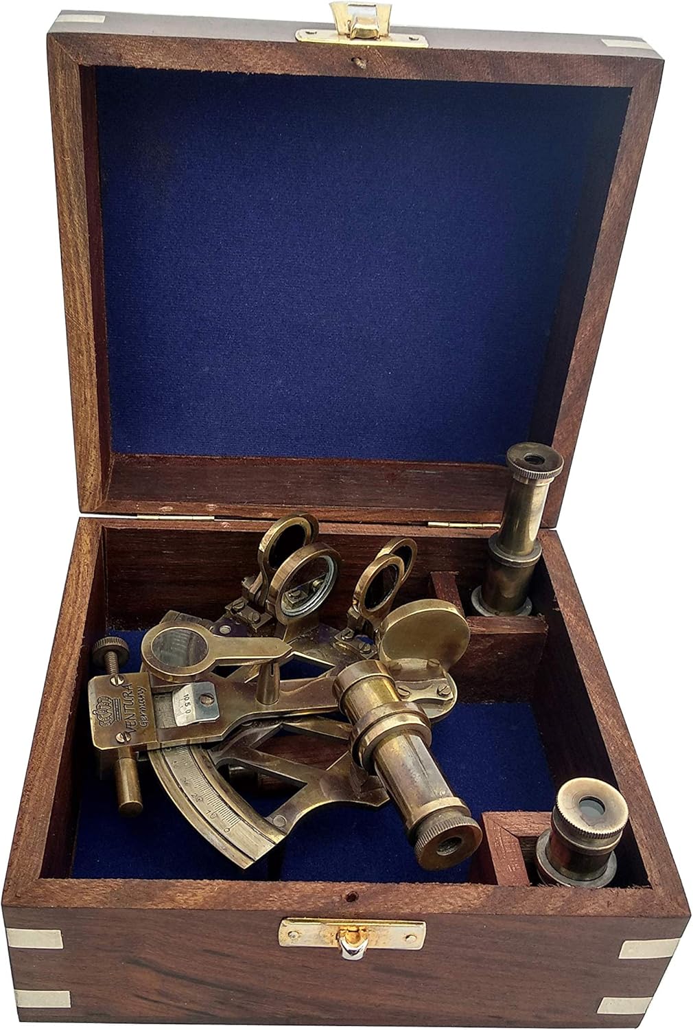 Marine Sextant - Cool Nautical Decor - Antique Brass Finish
