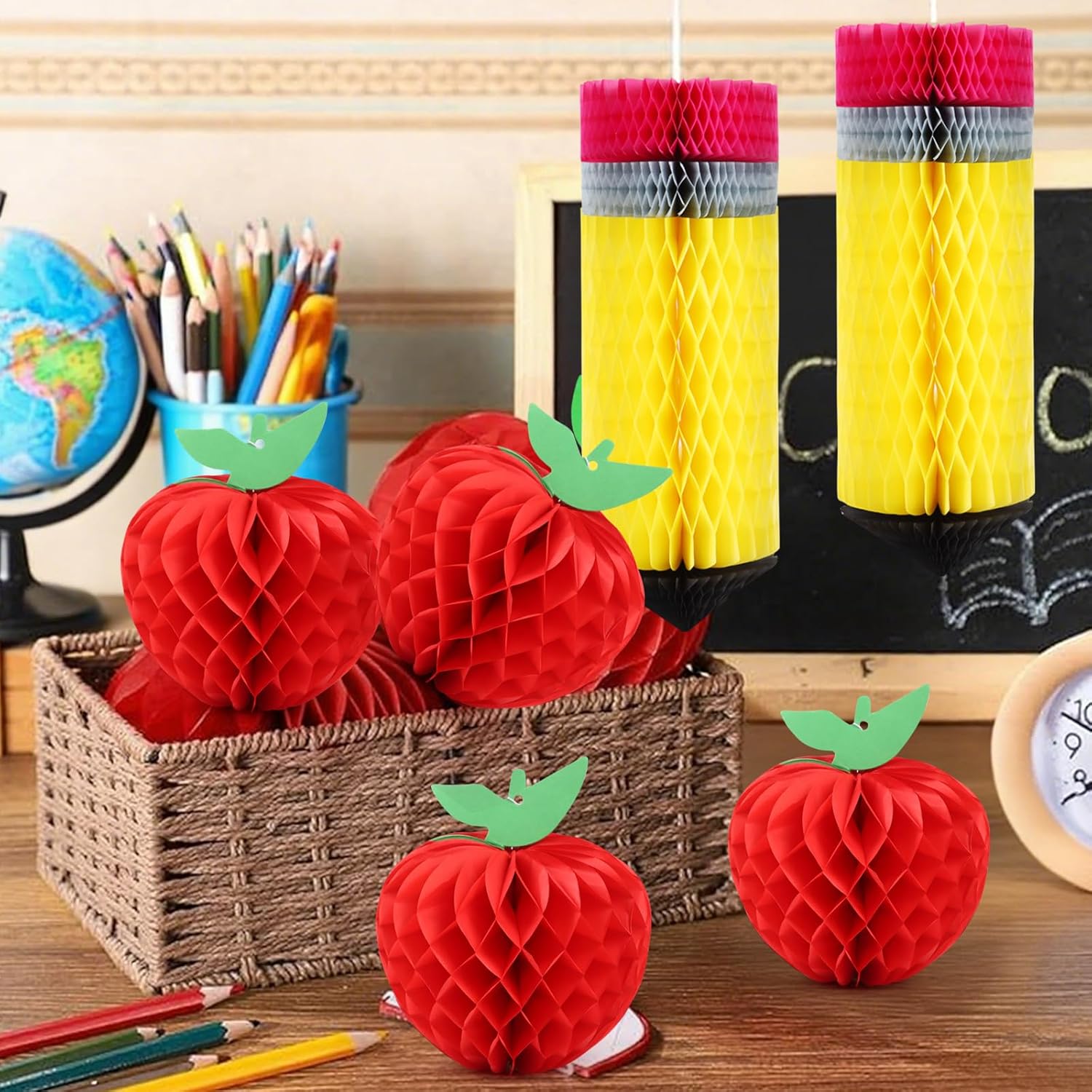 FOIMAS 12pcs Back to School Hanging Decorations
