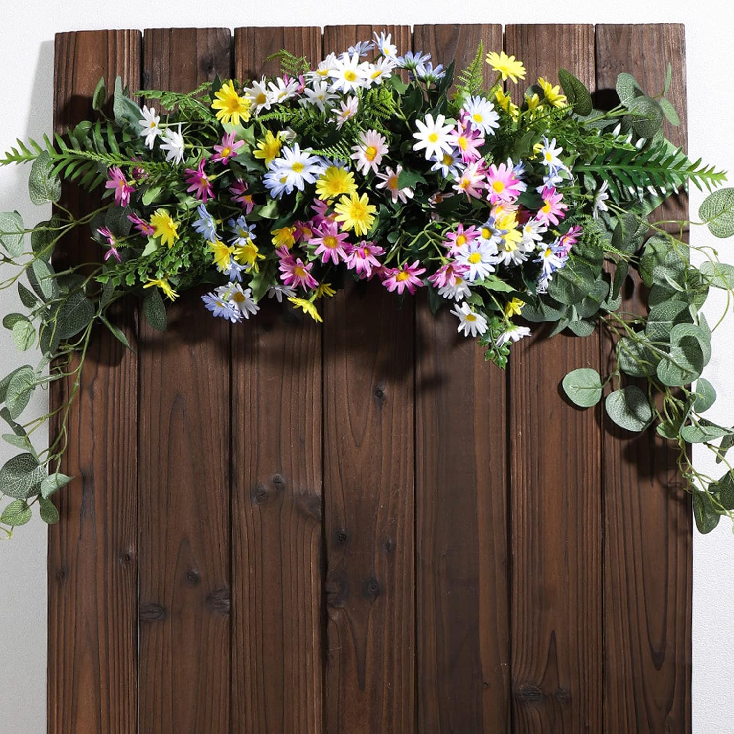 Belupai 276 In Artificial Daisy Swag Decor