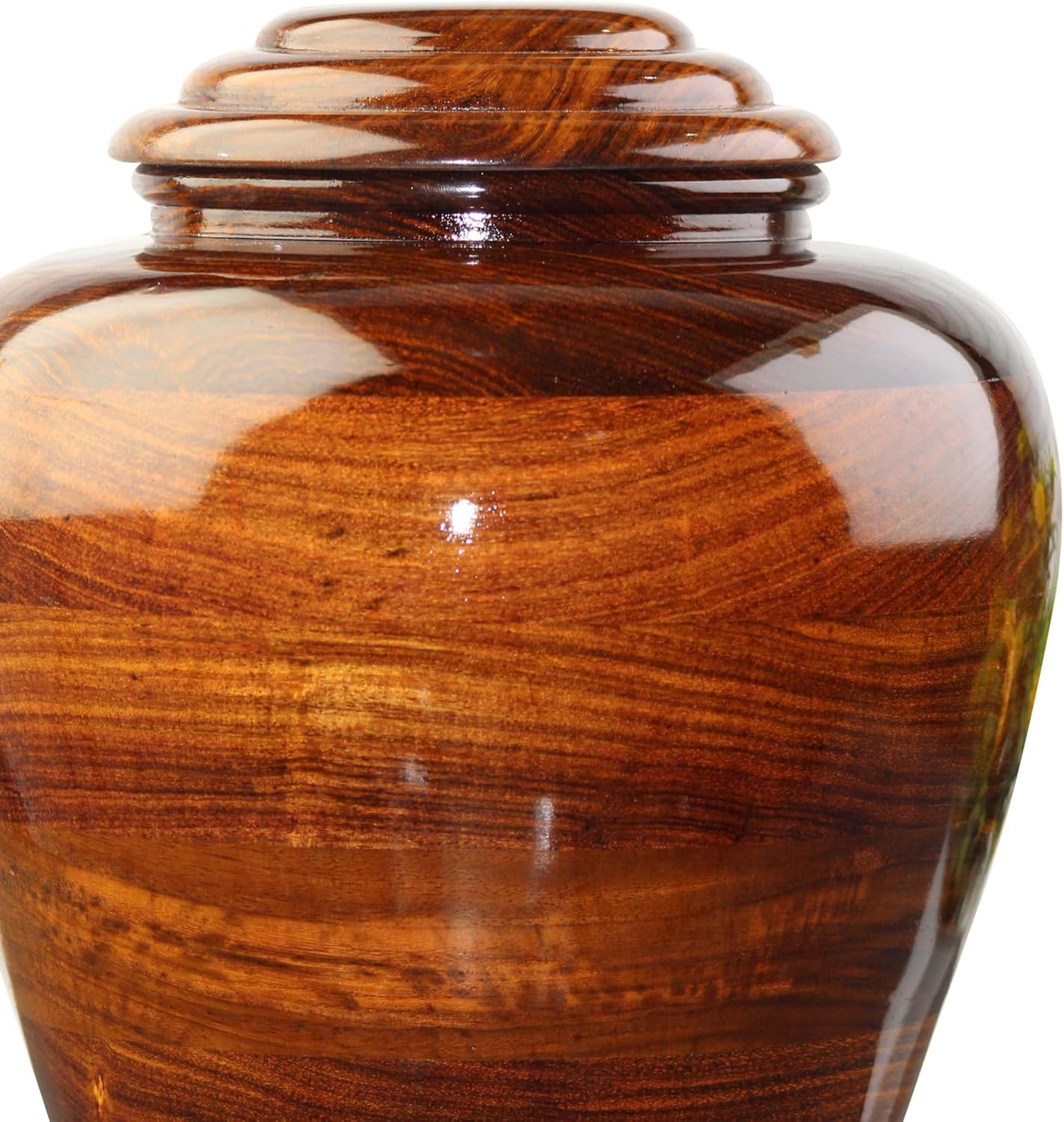 Rosewood Cremation Urn for Human Ashes Custom Engraving Durable Wooden Urn