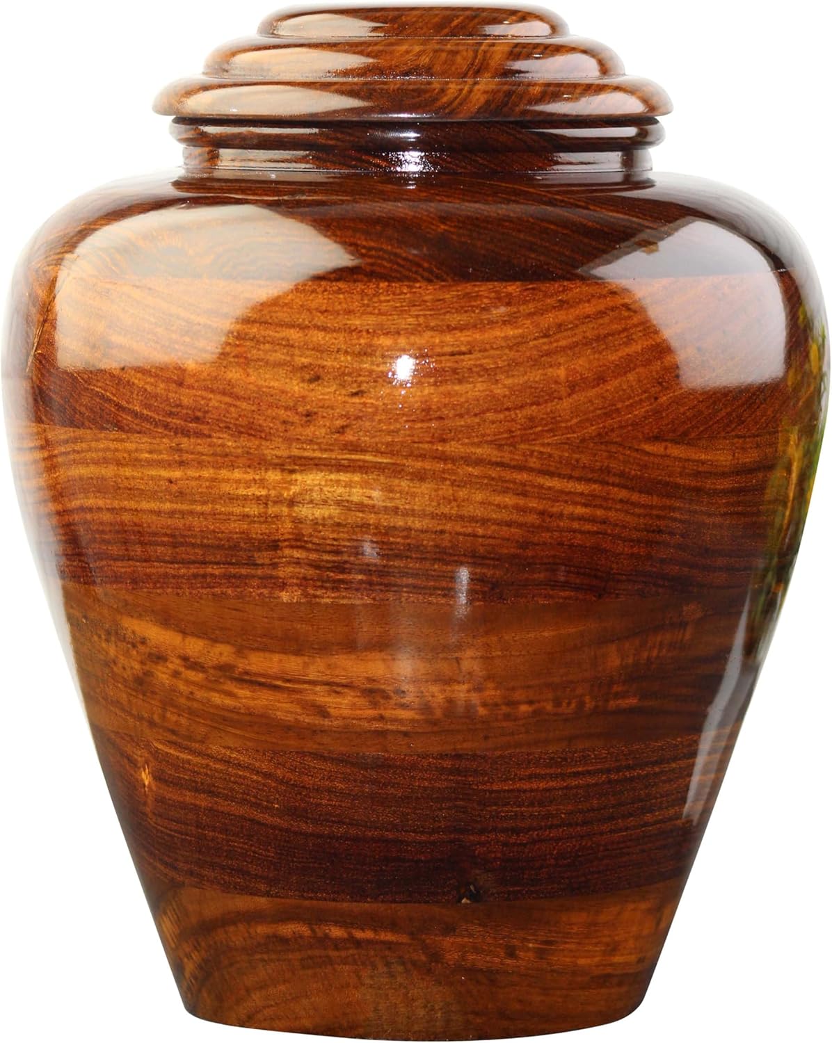 Rosewood Cremation Urn for Human Ashes Custom Engraving Durable Wooden Urn