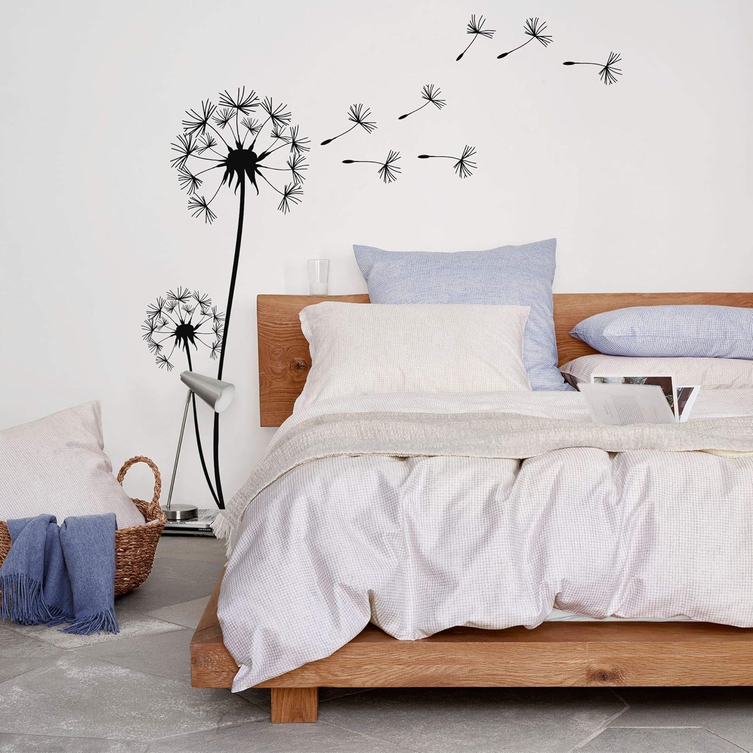 DEKADRON Metal Wall Art Pusteblume with Flying Seeds