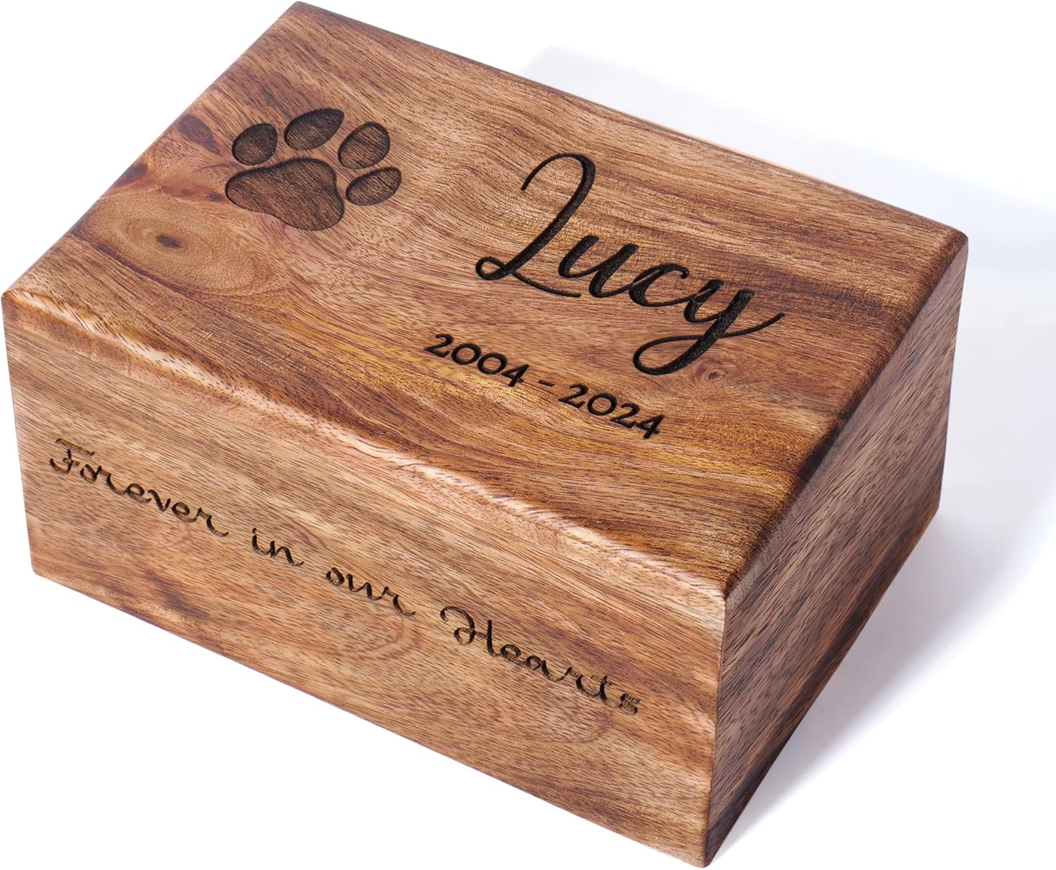 Personalized Wooden Tree of Life Urn for Human and Pet Ashes