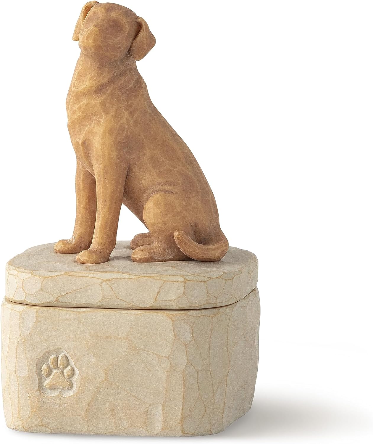 Willow Tree Love My Dog Golden Sculpted Hand Painted Keepsake Box