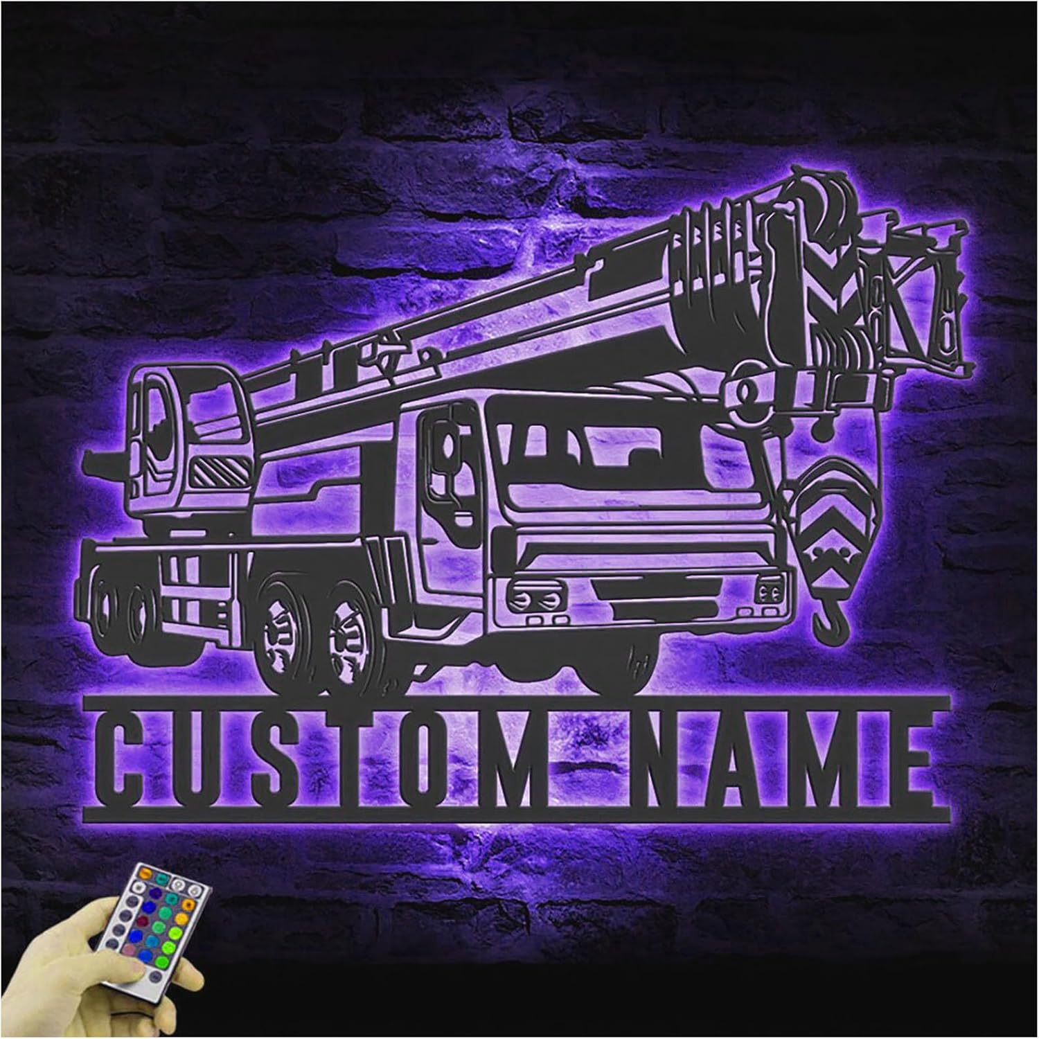 COOL MATE Custom Metal Sign with LED Light