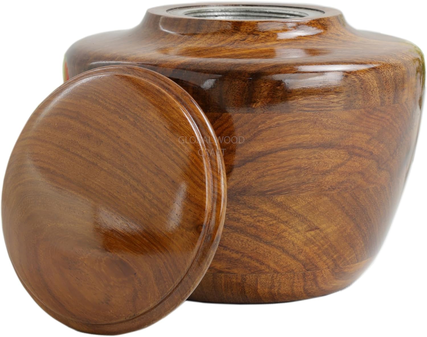 Hand Crafted Rosewood Urn Medium 50 Cubic Inches