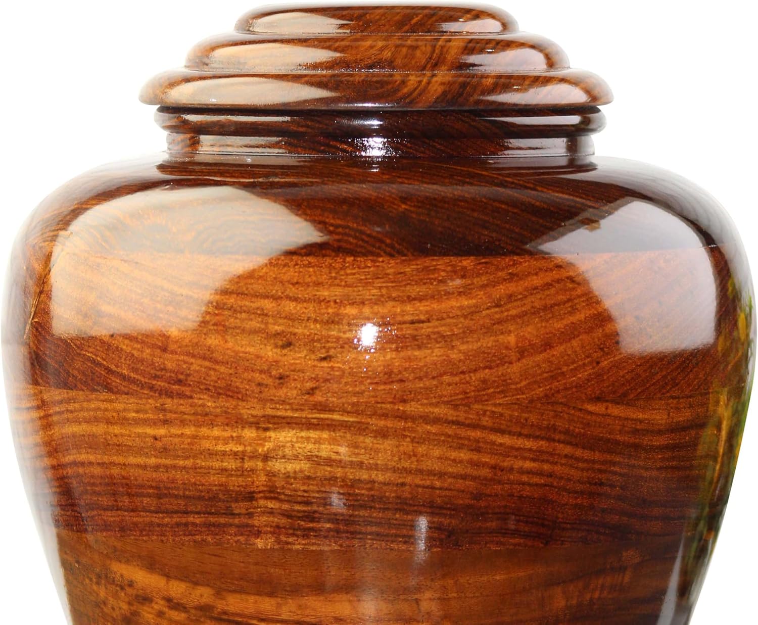 Rosewood Cremation Urn for Human Ashes Custom Engraving Durable Wooden Urn