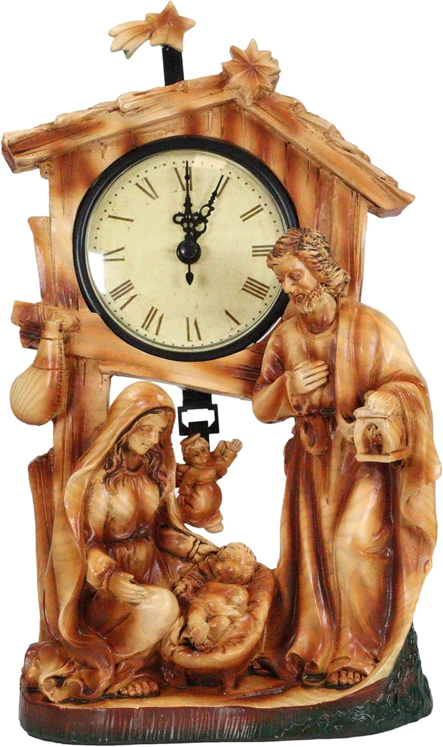 Ebros Gift Holy Family Nativity Desk Clock