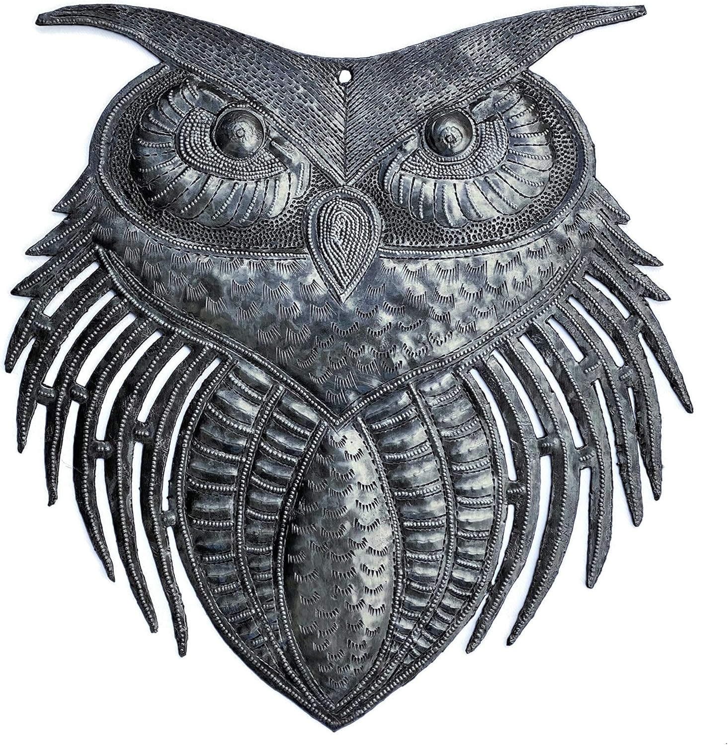 New Owl Metal Wall Art Handmade in Haiti
