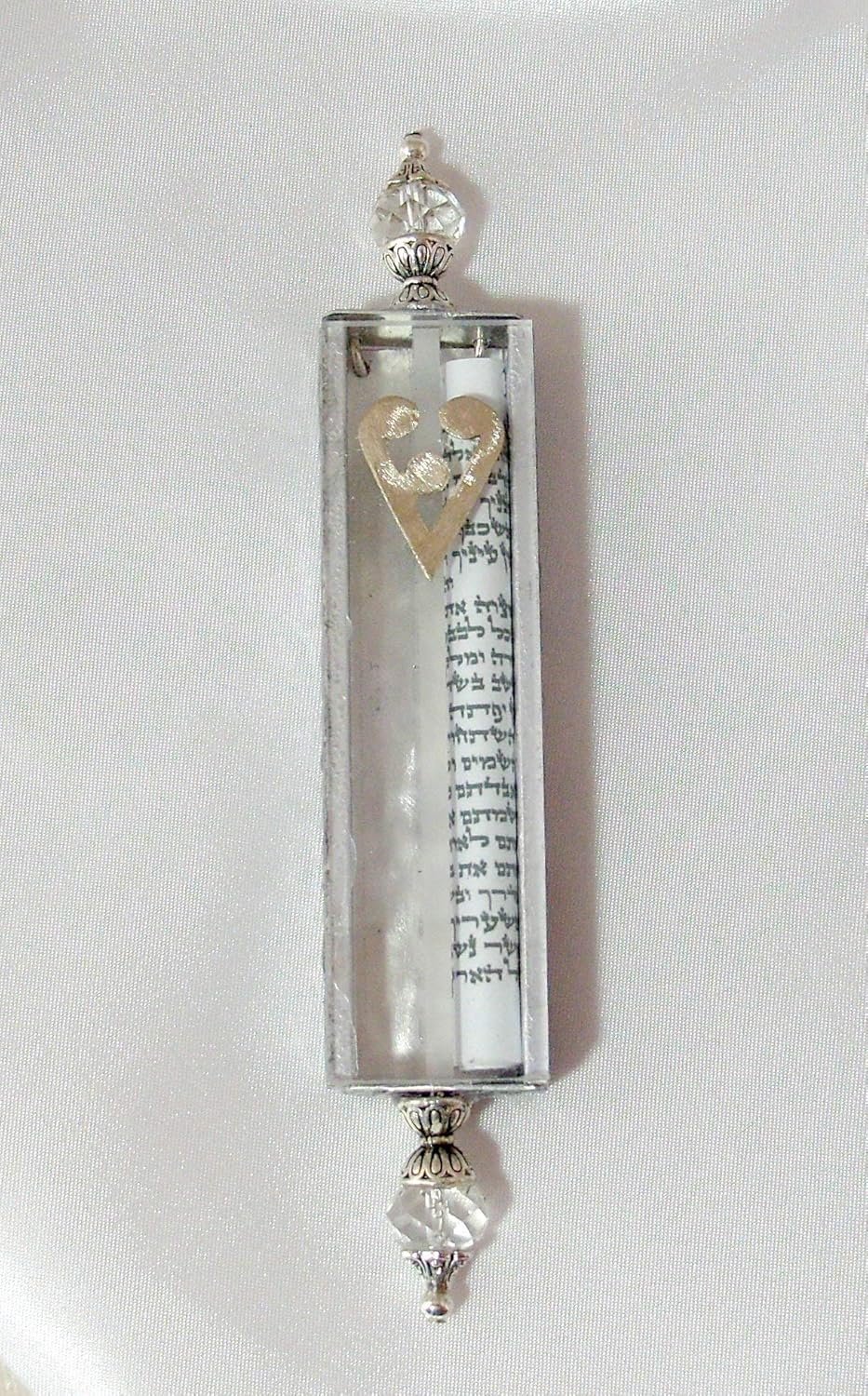 Jewish Wedding Glass Kit with Satin Bag and Mezuzah Case