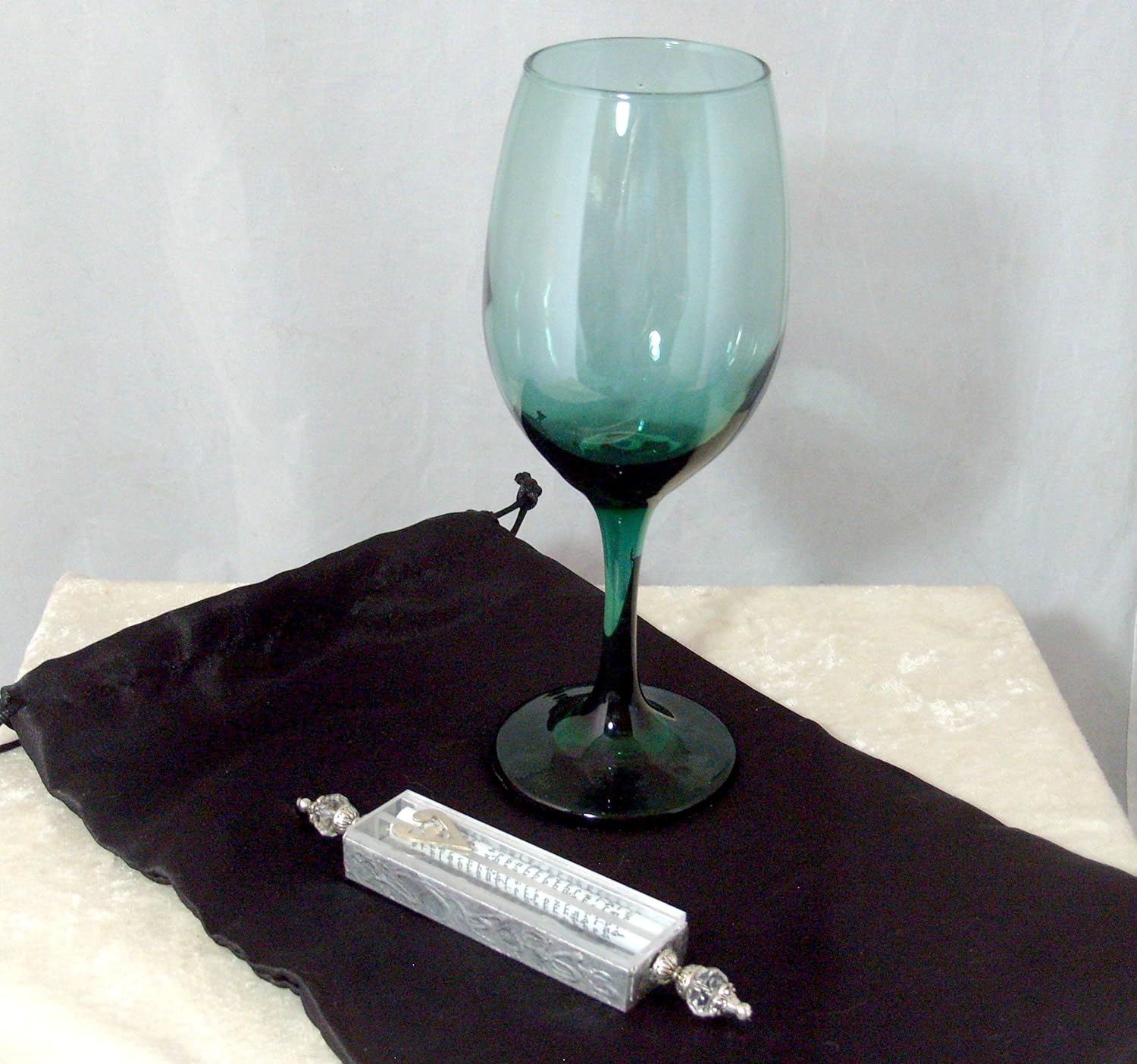 Jewish Wedding Glass Kit - Forest Green