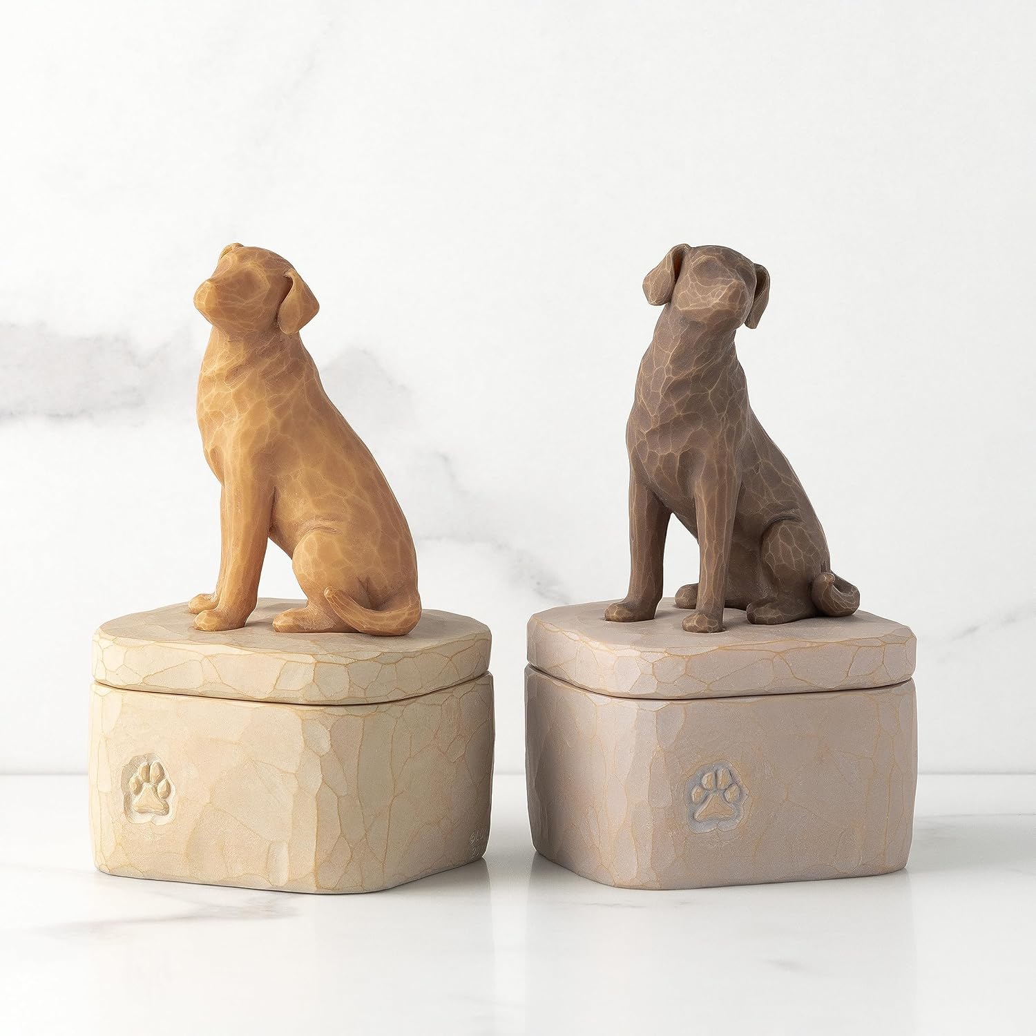 Willow Tree Love My Dog Golden Sculpted Hand Painted Keepsake Box